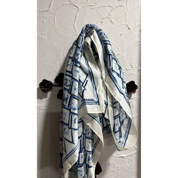 Silk scarf silk material color - Picture 4 of 5